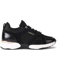 Carvela Kurt Geiger - Suede Fabric Tempo Sneakers - Lyst