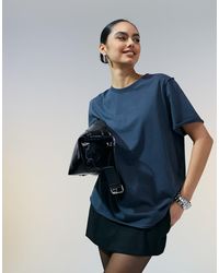 ASOS - Slouchy Raw Edge Regular Fit Washed T-Shirt - Lyst