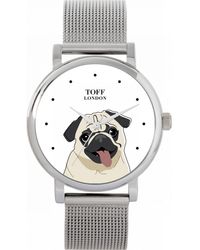 Toff London - Tlws-28257 Ladies Pug Dog Head Watch - Lyst