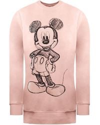 Disney - Mickey Forward Sketch Sweater Cotton - Lyst