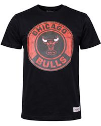 Mitchell & Ness - Nba Chicago Bulls Tonal Floral T-Shirt Cotton - Lyst