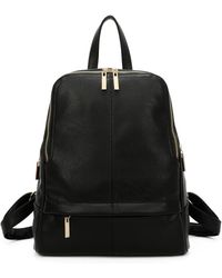 Woodland Leathers - Fashion Backpack With Anti Theft Zipper - Lyst
