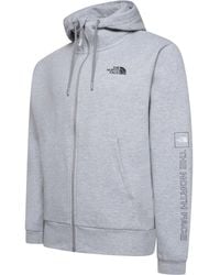 The North Face - M Outline Logo Box Hoodies Cotton - Lyst