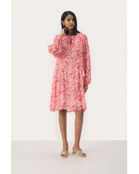 Part Two - Jurk Regular Fit Multicolour - Lyst