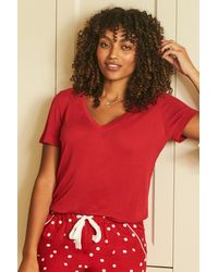 Sosandar - Super Soft Jersey Pyjama T Shirt Viscose - Lyst