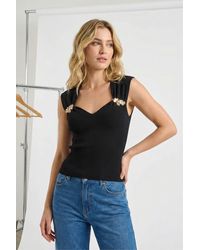 D.u.s.k - Hardware Trim Knit Top - Lyst