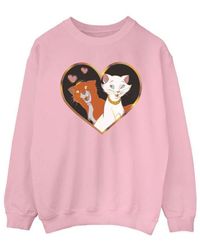 Disney - Ladies The Aristocats Heart Sweatshirt () - Lyst