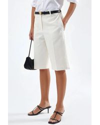 Hiccup - Straight Fit Bermuda Shorts (W/Out Belt) - Lyst