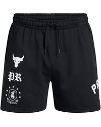 Under Armour - Terry Fleece Jogger Shorts - Lyst