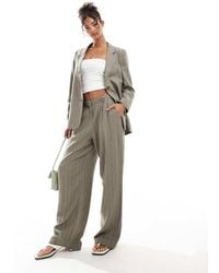 Vero Moda - Linen Touch Pleat Front Trouser Co-Ord - Lyst