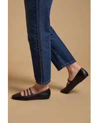 Oasis - Madalena Faux Leather Multi Maryjane Ballet Pumps - Lyst