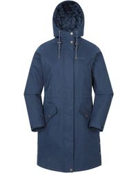 Mountain Warehouse - 'Polperro' Padded Jacket With Front Pockets Waterproof Coat Cotton - Lyst
