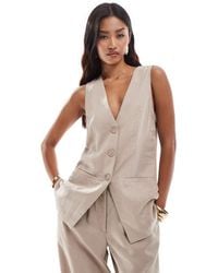 ASOS - Longline Waistcoat Co-Ord - Lyst