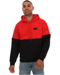 Levi's - Graphic Piping Hoody In Marine Rood - Lyst