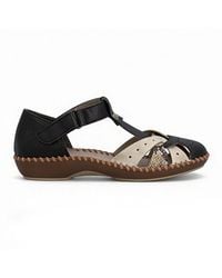 Rieker - Desideria T-Strap Sandals Leather - Lyst