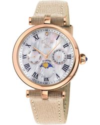 Gevril - Gv2 Florence Mother Of Pearl Dial 12514.L Swiss Quartz Watch - Lyst