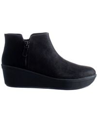 Clarks - Step Rose Boots - Lyst