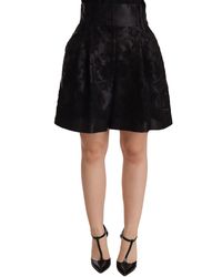 Dolce & Gabbana - Dolce Gabbana Korte Broek Met Bloemenborduursel - Lyst