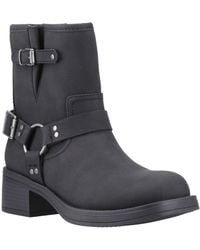 Rocket Dog - Nino Faux Leather Heeled Ankle Boots - Lyst