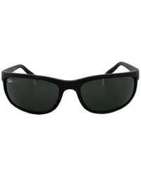 Ray-Ban - Wrap Matt Sunglasses - Lyst