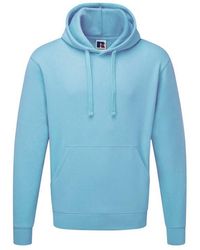 Russell - Colour Hooded Sweatshirt Hoodie (Sky) - Lyst