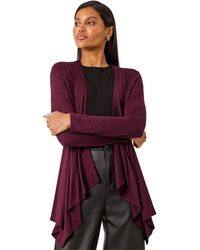 Roman - Waterfall Stretch Cardigan - Lyst