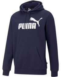 PUMA - Essentials Big Logo Hoodie - Lyst