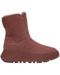 Fitflop - Fit Flop /Ladies F-Mode Suede Flatform Winter Boots - Lyst