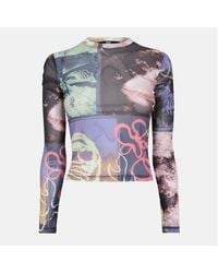 Vans - Ludlow Mesh Long Sleeve T-Shirt - Lyst