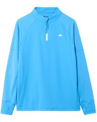 Ellesse - Musica Quarter Zip Long-Sleeved T-Shirt - Lyst