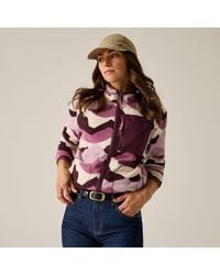 Regatta - Ladies Frankie Mountain Full Zip Fleece Jacket /Deep Burgundy/Off) - Lyst