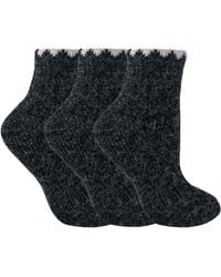 Sock Snob - 3 Pairs Ladies Short Alpaca Wool Moisture Wicking Socks - Lyst