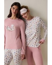 Penti - Tea Party Printed Long Sleeve Pajama Top - Lyst