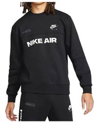 Nike - Air Fleece Sweatshirt Long Sleeve Reflective Cotton - Lyst