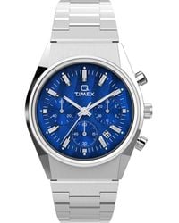 Timex - Q Falcon Eye Chrono Watch Tw2W33700 Stainless Steel (Archived) - Lyst