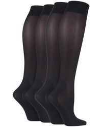 IOMI - 2 Pairs Ladies 40 Denier Compression Knee High Energising Socks - Lyst