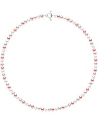 Ateliers Saint Germain - Necklace Of Real Cultured Freshwater Pearls And Semi Round 6-7 Mm - Lyst