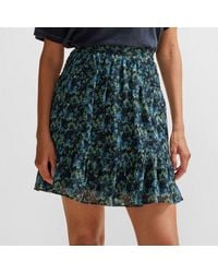BOSS - C_Vistula Seasonal-Print Mini Skirt - Lyst