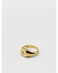 SVNX - Vc Engraved Signet Ring Plated - Lyst