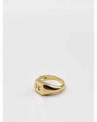 SVNX - Vc Engraved Signet Ring Plated - Lyst
