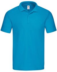 Fruit Of The Loom - Original Pique Polo Shirt (Azure) - Lyst