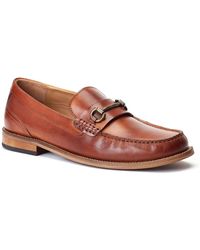 Base London - Madison Leather Loafers - Lyst