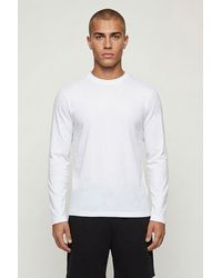 BoohooMAN - Basic Regular Fit Long Sleeve Crew Neck T-Shirt - Lyst