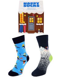 Happy Socks - 2-Pack Skiing Chalet Gift Set Cotton - Lyst