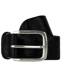 Hackett - Black S Leather Belt Hm412657 999 - Lyst