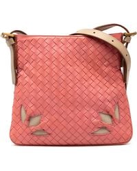 Bottega Veneta - Pre-Owned Nappa Intrecciato Crossbody - Lyst