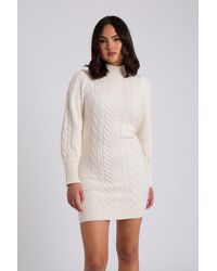 Urban Bliss - Lia Cable Knit Dress - Lyst