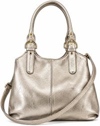 Woodland Leathers - Handbag Multi Pocket Tote Shoulder Bag - Lyst
