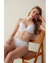 Penti - Mid-Waist Cotton Jersey Hipster Brief - Lyst