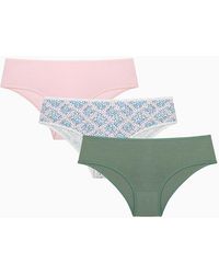 Penti - 3-Pack High-Waist Cotton Briefs - Lyst